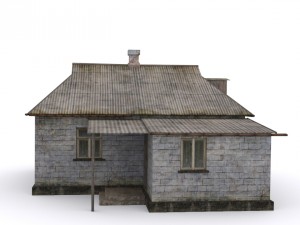 old brick house 3D Model