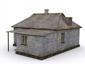 old brick house 3D Model