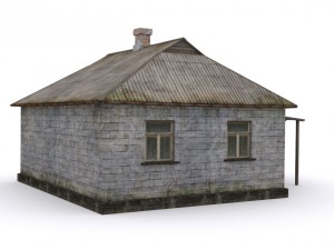 old brick house 3D Model