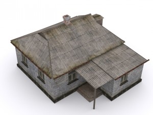 old brick house 3D Model