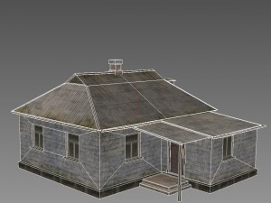 old brick house 3D Model