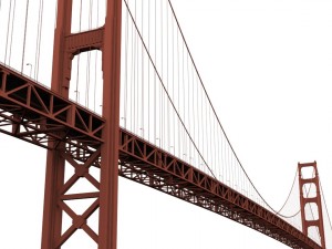 golden gate bridge Modelo 3D