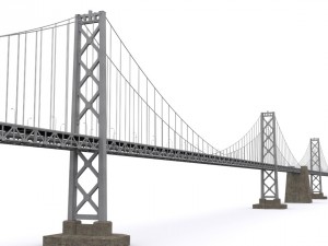 oakland bay bridge 3D Model