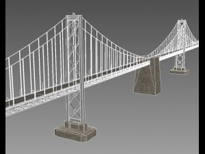 oakland bay bridge 3D Model