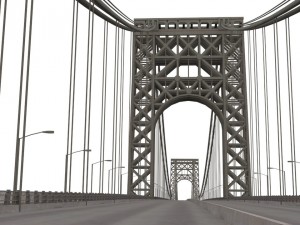 george washington bridge 3D Model