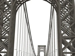 george washington bridge 3D Model