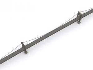 george washington bridge 3D Model