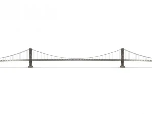 george washington bridge 3D Model