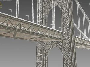 george washington bridge 3D Model