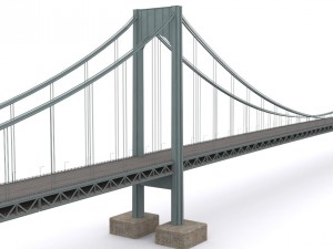 verrazano narrows bridge Modèle 3D