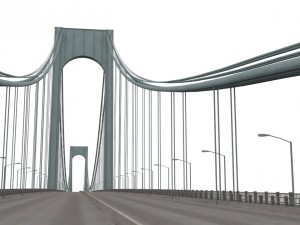 verrazano narrows bridge Modèle 3D