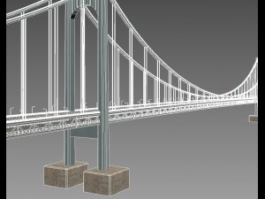 verrazano narrows bridge Modèle 3D