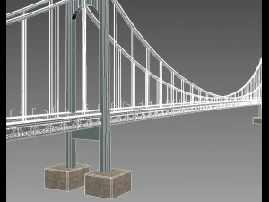 verrazano narrows bridge 3D Model