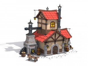 cartoon forge 3D Модель