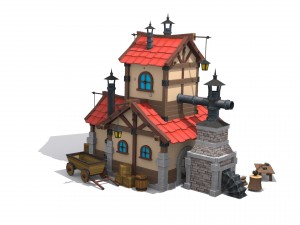 cartoon forge 3D Model