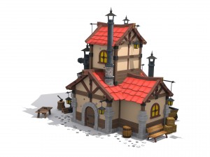 cartoon forge 3D Model