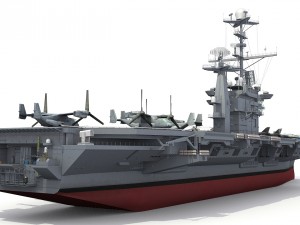 aircraft carrier Modelo 3D