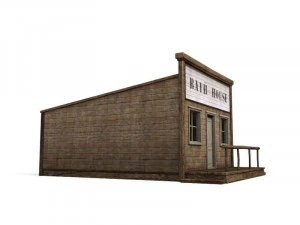 casa oeste selvagem Modelo 3D