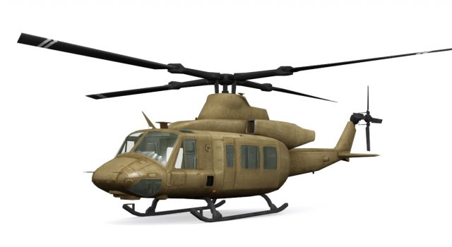 uh 1 y Modello 3D .c4d .max .obj .3ds .fbx .stl .blend 