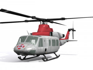 medical helicopter 3D Model
