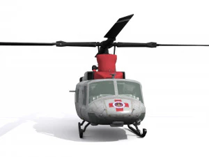 medical helicopter 3D Model