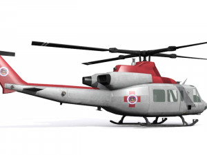 medical helicopter Modèle 3D