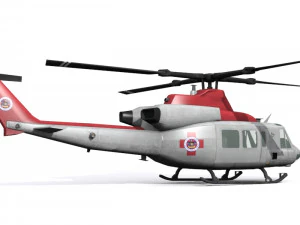 medical helicopter 3D Model