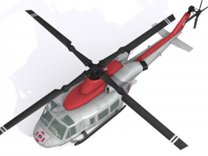 medical helicopter Modèle 3D