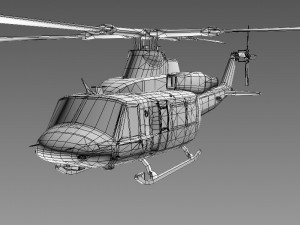 medical helicopter Modèle 3D