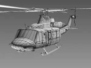 medical helicopter 3D Model