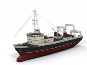 trawler Model 3D
