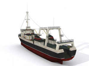 trawler Model 3D