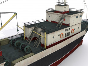 trawler Model 3D