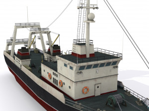 trawler Model 3D