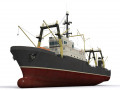 Trawler Modello 3D