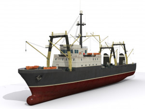 trawler 3D Model