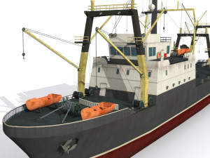 trawler 3D Model