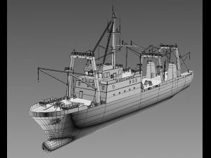 trawler 3D Model