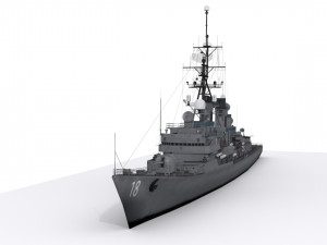destroyer ddg 18 3Dモデル