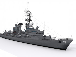 destroyer ddg 18 3Dモデル
