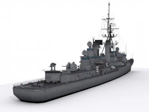destroyer ddg 18 3D Model