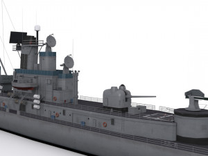 destroyer ddg 18 3Dモデル