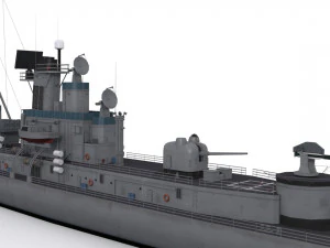 destroyer ddg 18 3D Model