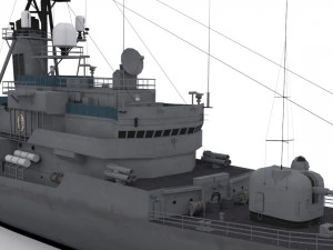 destroyer ddg 18 3D Model