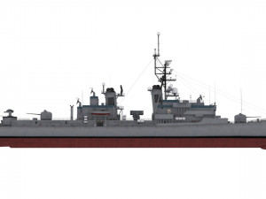 destroyer ddg 18 3Dモデル