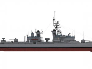 destroyer ddg 18 3D Model