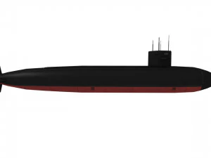 uss jacksonville ssn-699 3D Model