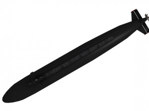 uss jacksonville ssn-699 Modelo 3D