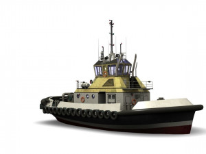 tugboat Model 3D