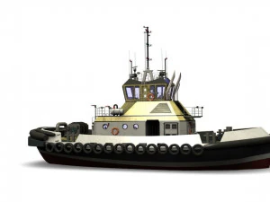tugboat 3D Model